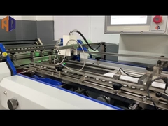 Large format paper folding machine for leaflets paper folder with gluing
