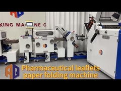 AOQI Paper Processing Folding Machine Pharmaceutical Outsert Leaflet System