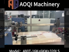 Commercial printing equipment paper folding machine with pile feeder