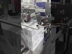 Width 480mm Paper Leaflet Folding Machine with Labeling Machine