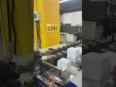 High speed air suction feed leaflets folding machine with small format size