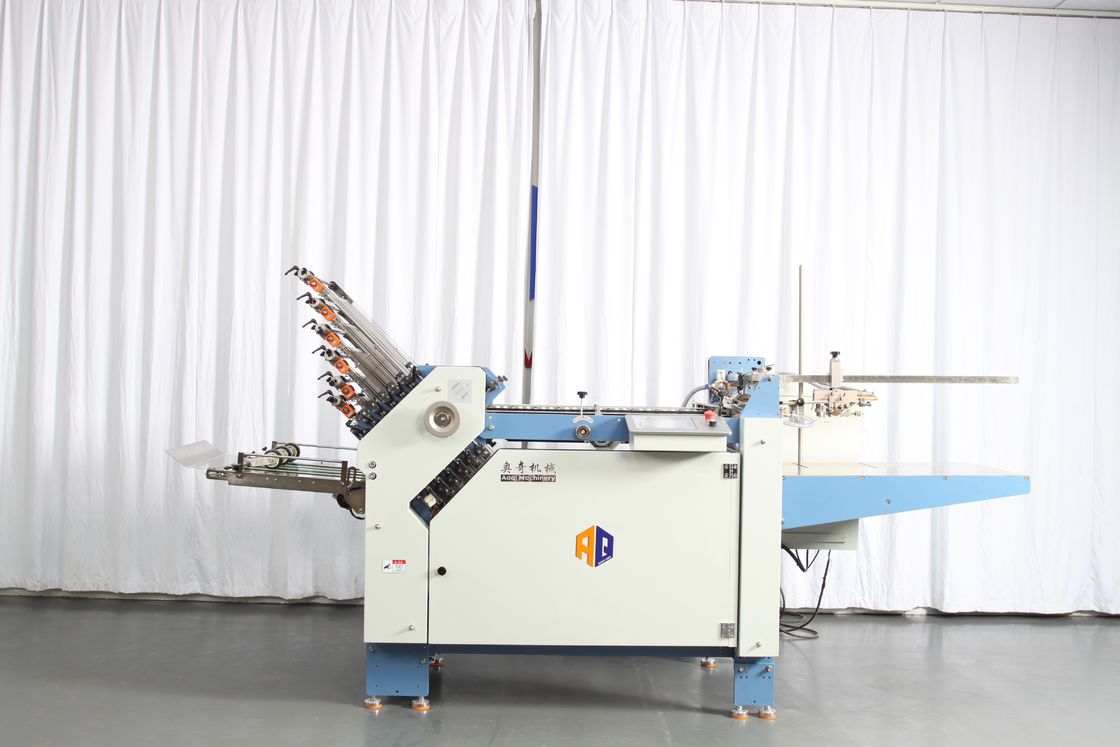 360mm Width Automatic Paper Folding Machines Gear Drive Type