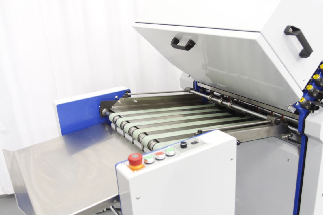 Ultrasonic Leaflet Paper Folding Machine Double Tension Induction Large