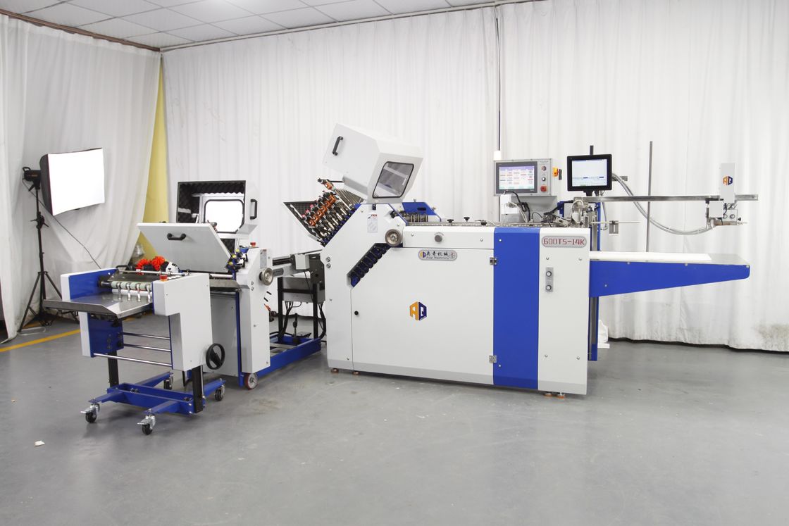 Fast Speed Large Format Paper Folding Machine 70*120mm 300gsm For