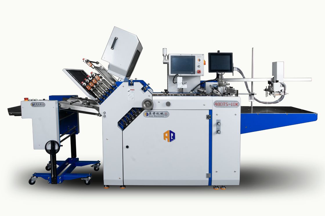 Full Automatic Large Format Paper Folding Machine Heavy Duty For
