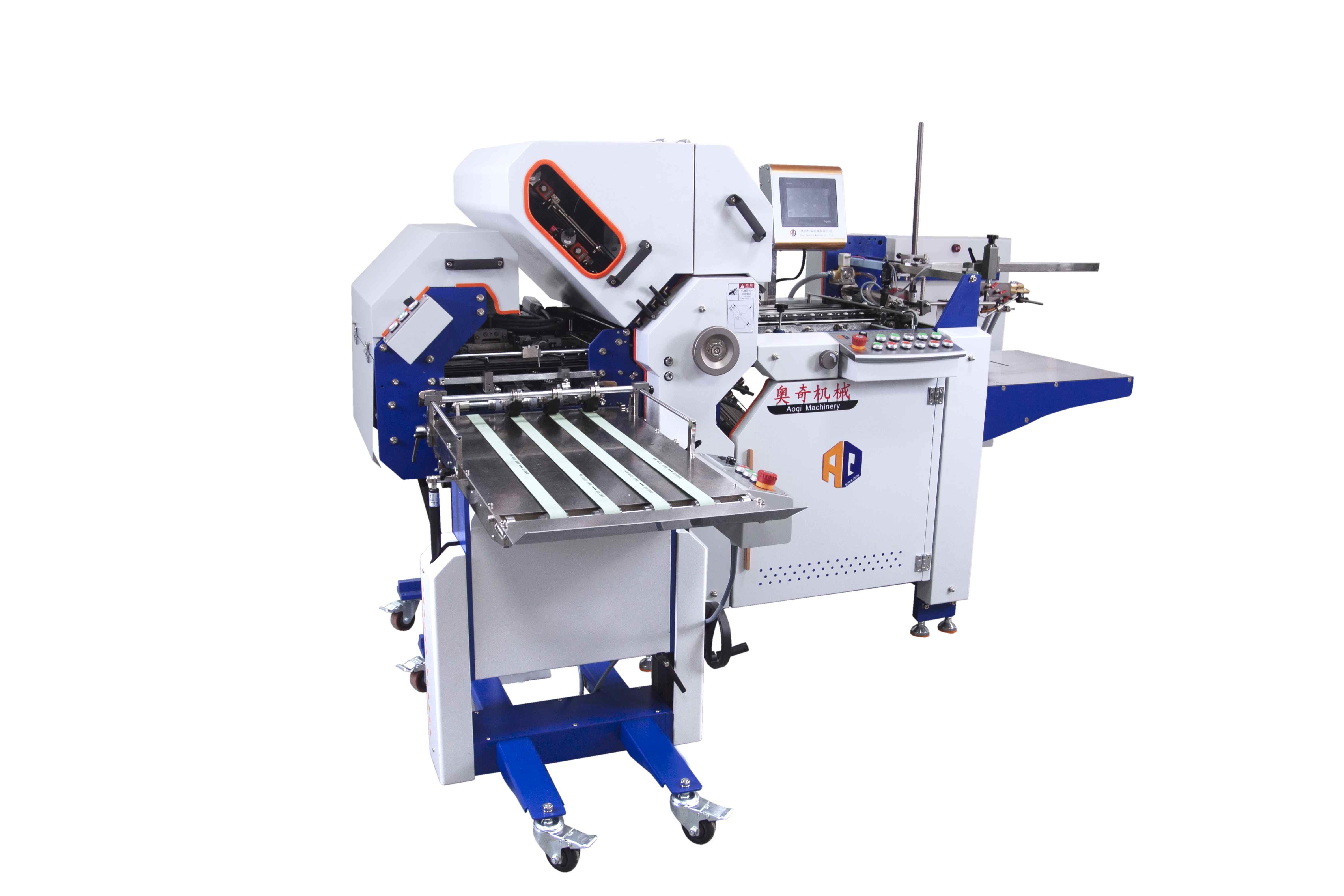 A4 Paper Folder Commercial Paper Folding Machine With Cross Knife For Fold Instruction Manual