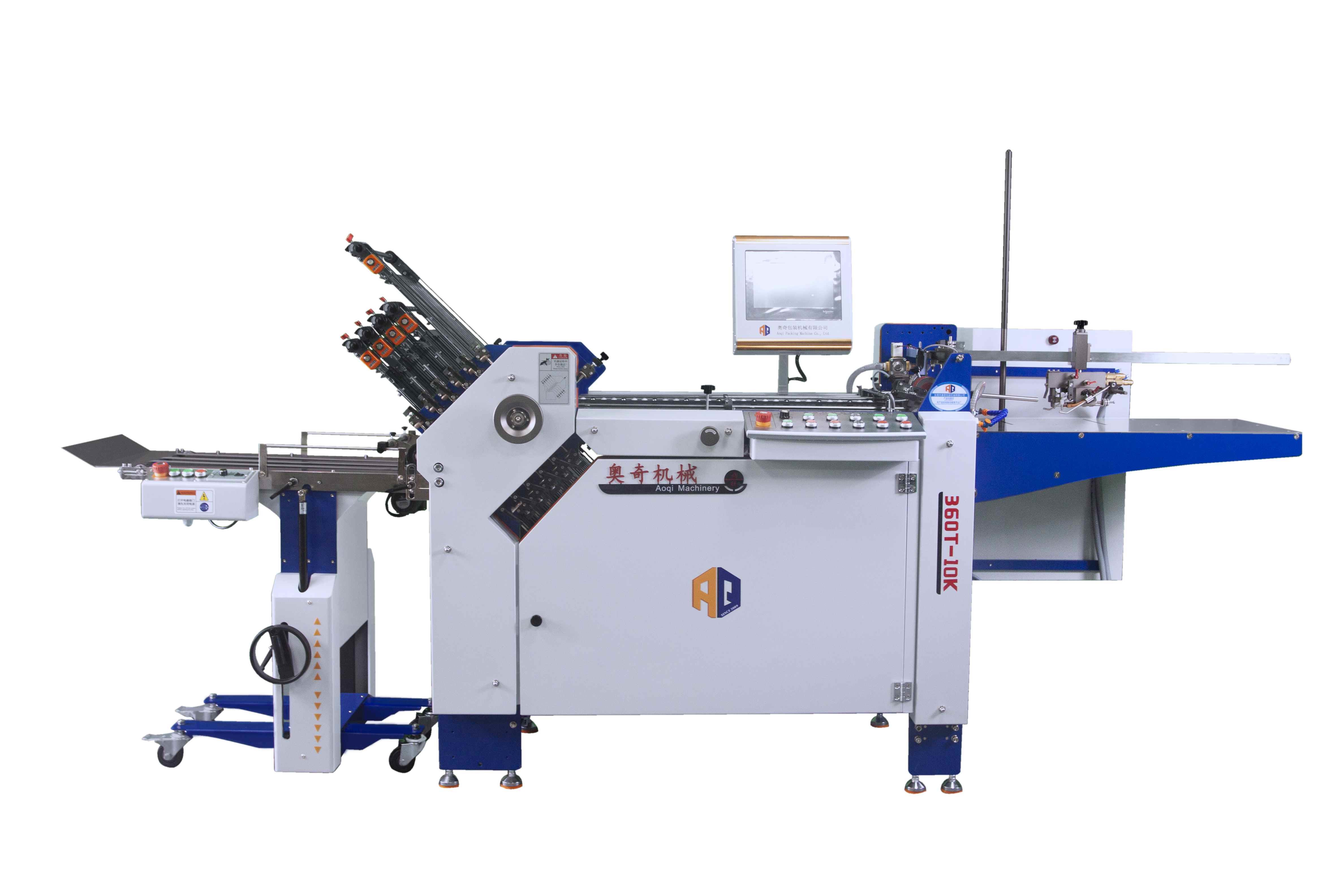 High Quality Commercial Paper Folding Machine Paper Tri Fold Machine For Mini Instruction Folding Leaflet