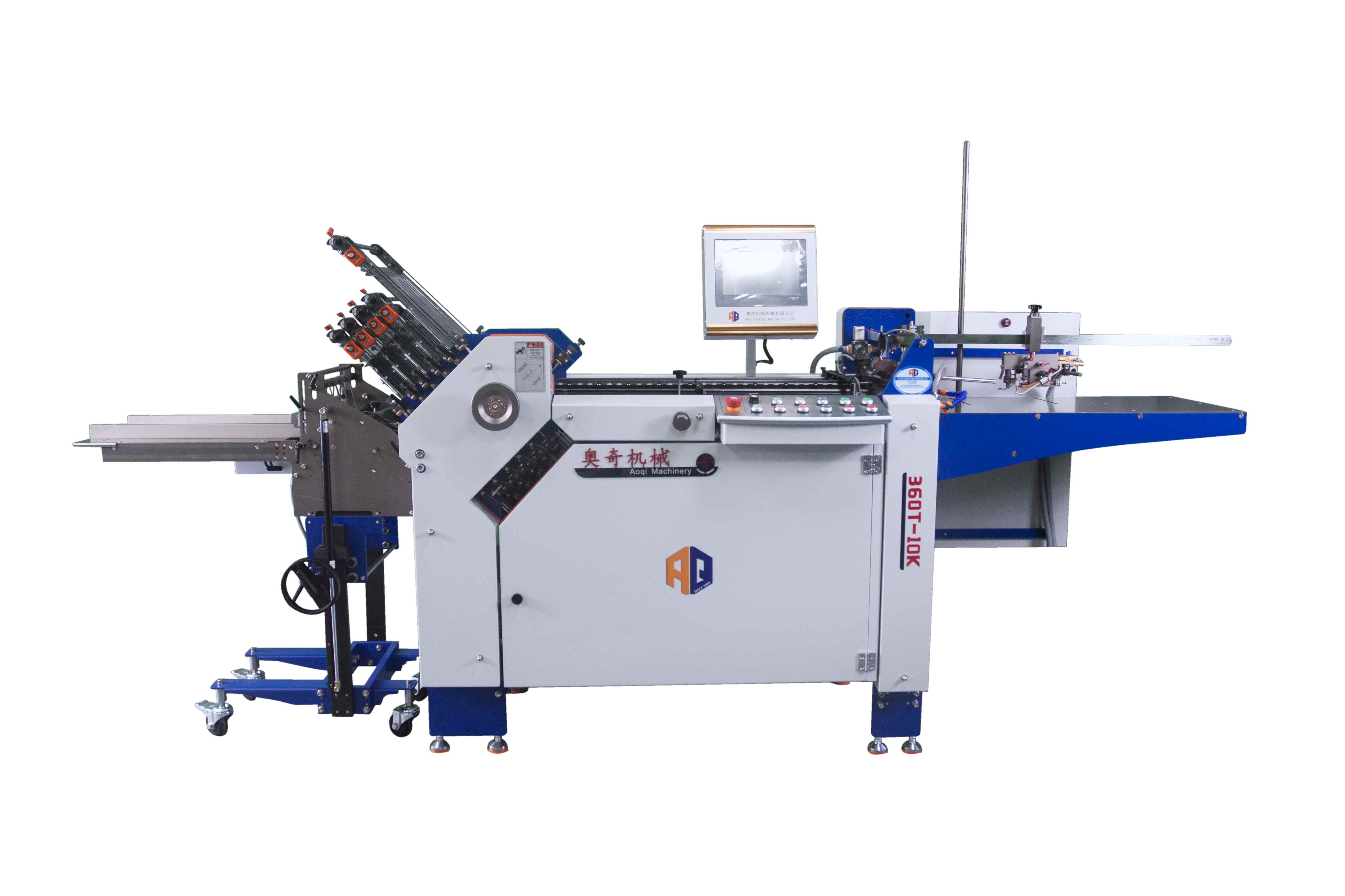 High Speed Commercial Paper Sheet Folding Machine For Brochure Zigzag Folding Industry Use