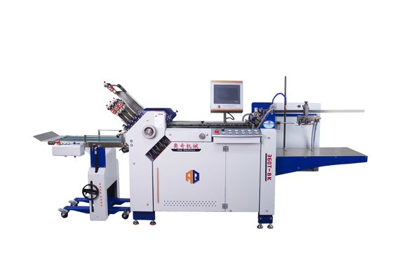 A4 Automatic Paper Folding Machine For Pharmaceutical Leaflet Folder With Feeder Folder
