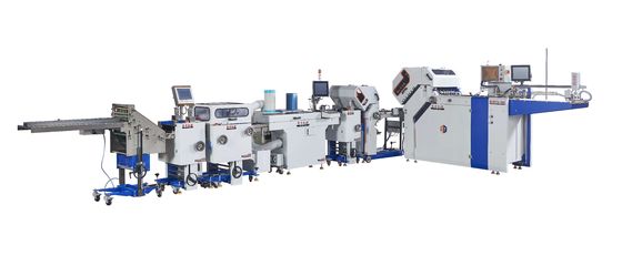 AOQI Silent Width 600mm Pharmaceutical Folding Machine For Folded Pharma Inserts Pharmaceutical Outsert System